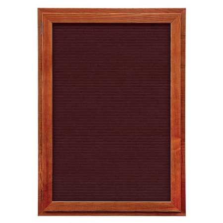 United Visual Products Outdoor Enclosed Combo Board, 72"x36", Black Frame/Burgundy & Keylime UVCB7236ODB-BURGUN-KEYLIME